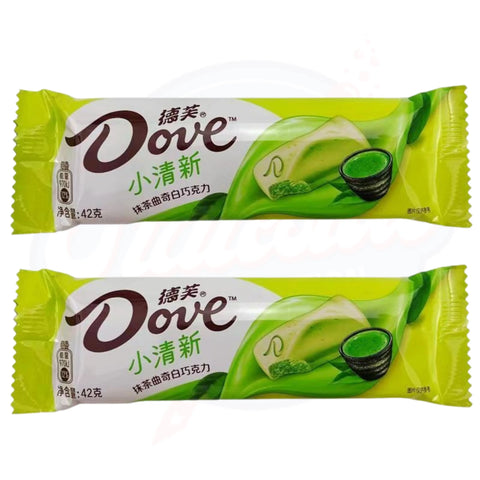 Dove White Chocolate Matcha Flavour 42g - Pack of 10 - Stateside Distribution