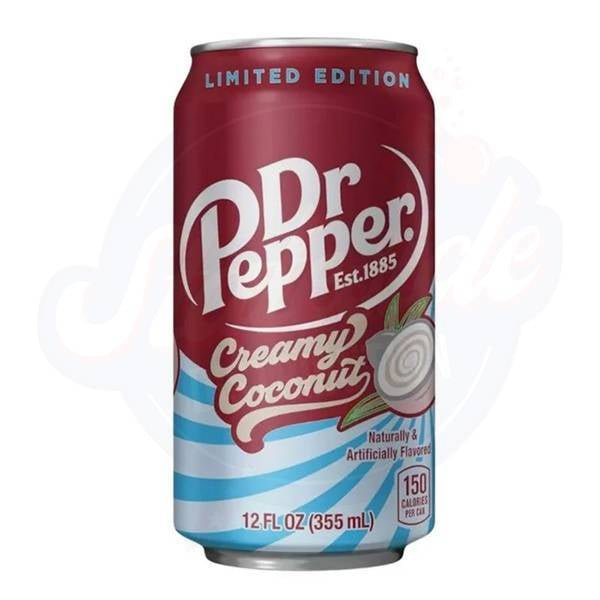 Dr Pepper Creamy Coconut 12floz/355ml - Pack of 12 - Stateside Distribution