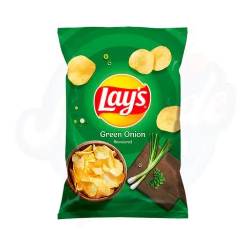 Lays Green Onion 130g - Pack of 21