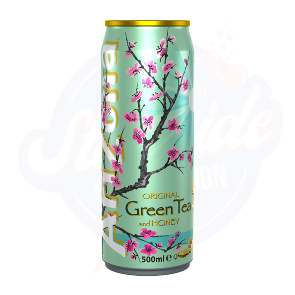 AriZona Green Tea Honey 500ml (Can) - Pack of 12