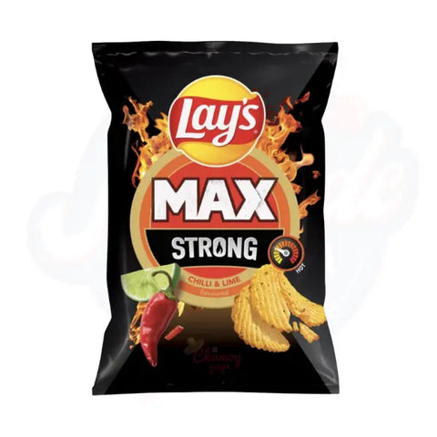 Lays Max Strong Chilli & Lime 120g - Pack of 24