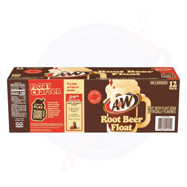 A&W Root Beer Float 12fl oz/355ml - Pack of 12
