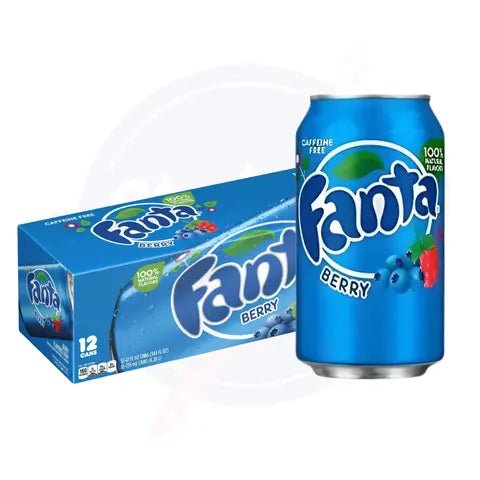 Fanta Berry 12fl oz 355ml pack - of - 12 - Stateside Distribution