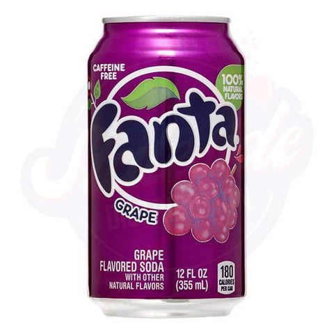Fanta Grape 12fl oz/355ml - Pack of 12 - Stateside Distribution