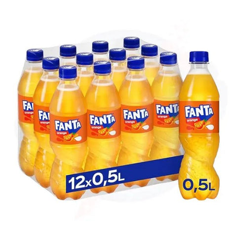 Fanta Orange 500ml (EU) - Pack of 12 - Stateside Distribution