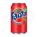 Fanta Strawberry 12fl oz/355ml - Pack of 12 - Stateside Distribution