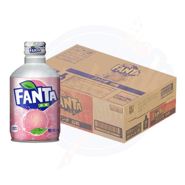 Fanta White Peach 300ml - Pack of 24 (Japan) - Stateside Distribution