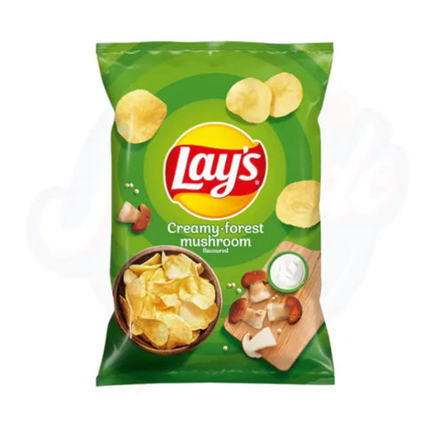 Lays Creamy Forest Mushroom 130g - Pack of 21