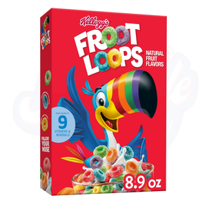 Froot Loops Cereal 8.9oz/252g - Pack of 18 - Stateside Distribution