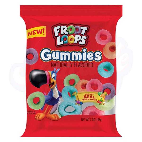 Froot Loops Gummies 7oz/198.4g - pack of 8 - Stateside Distribution