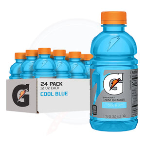 Gatorade Cool Blue 12 fl oz/355ml - Pack of 24 - Stateside Distribution