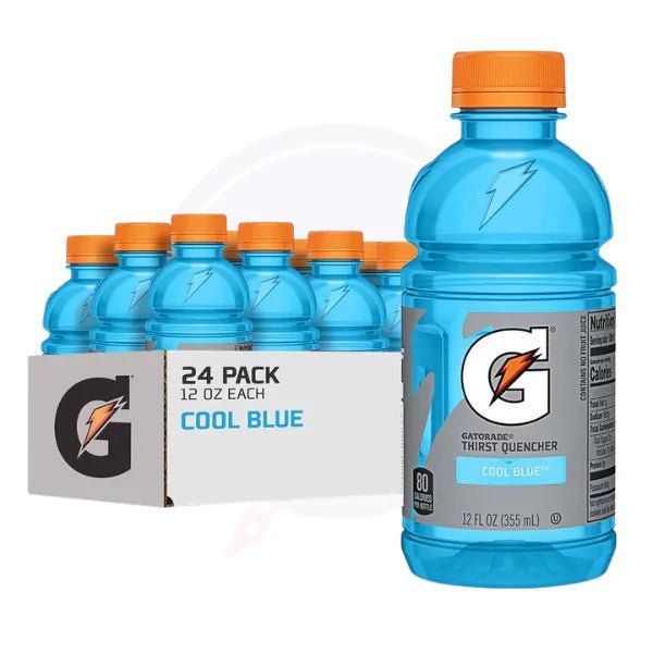 Gatorade Cool Blue 12 fl oz/355ml - Pack of 24 - Stateside Distribution