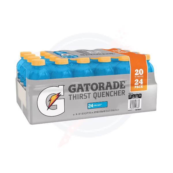 Gatorade Cool Blue 20fl oz/591ml - Pack of 24 - Stateside Distribution
