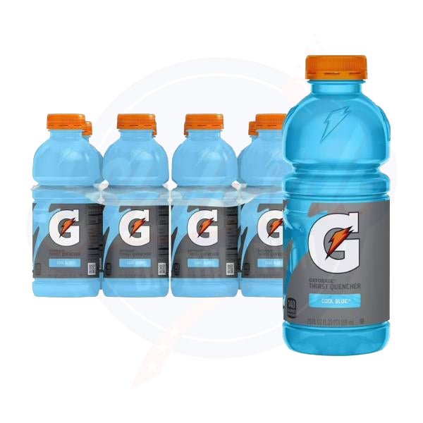Gatorade Cool Blue 20fl oz/591ml - Pack of 24 - Stateside Distribution
