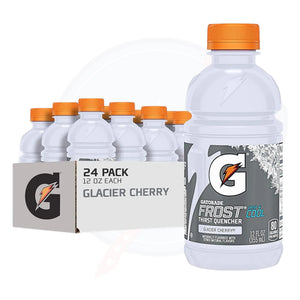 Gatorade Frost Glacier Cherry 12 fl oz/355ml - Pack of 24 - Stateside Distribution