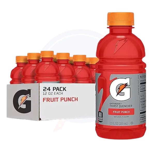 Gatorade Fruit Punch 12 fl oz/355ml - Pack of 24 - Stateside Distribution