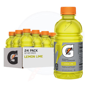 Gatorade Lemon Lime 12 fl oz/355ml - Pack of 24 - Stateside Distribution