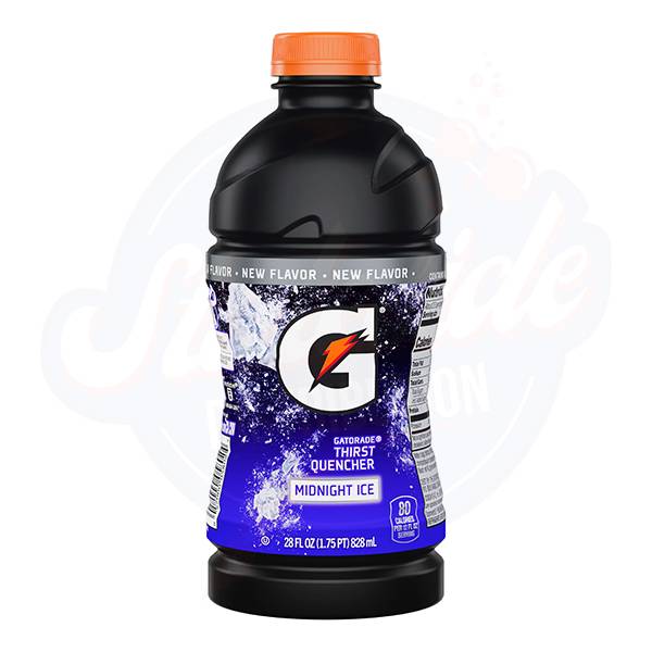 Gatorade Midnight Ice 28 fl oz/828ml - Pack of 15 - Stateside Distribution