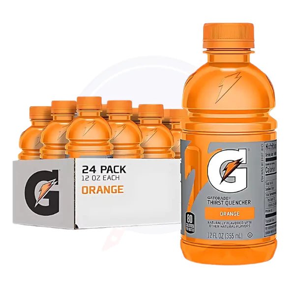 Gatorade Orange 12 fl oz/355ml - Pack of 24 - Stateside Distribution