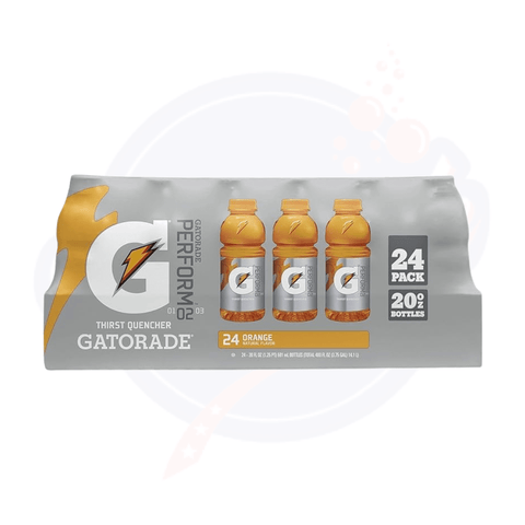 Gatorade Orange 20fl oz/591ml - Pack of 24 - Stateside Distribution