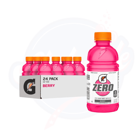 Gatorade Zero Berry 12 fl oz/355ml - Pack of 24 - Stateside Distribution
