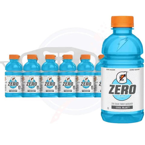 Gatorade Zero Cool Blue 12 fl oz/355ml - Pack of 24 - Stateside Distribution