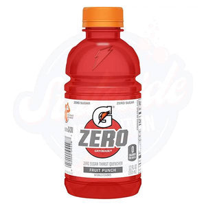 Gatorade Zero Fruit Punch 12 fl oz/355ml - Pack of 24