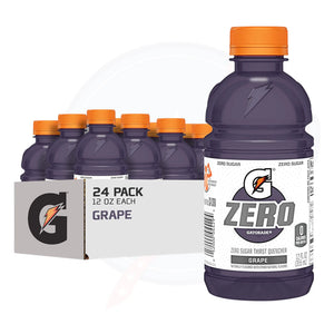 Gatorade Zero Grape 12 fl oz/355ml - Pack of 24 - Stateside Distribution