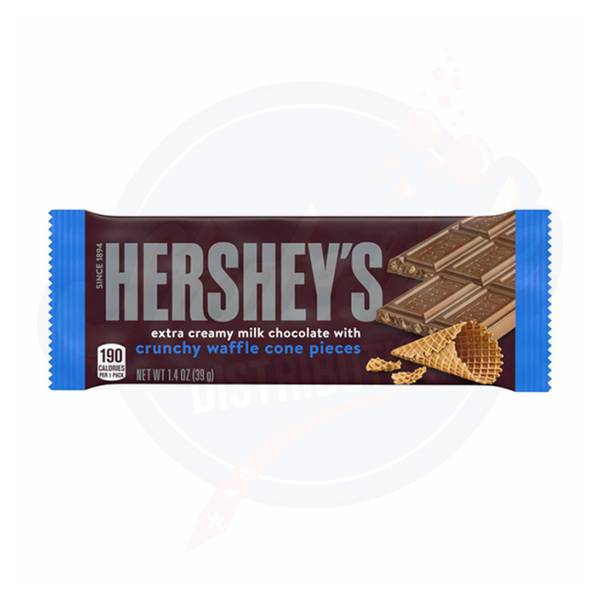 Hershey's Extra Creamy Waffle Cone 2.5oz/70g - Pack of 18 - Stateside Distribution