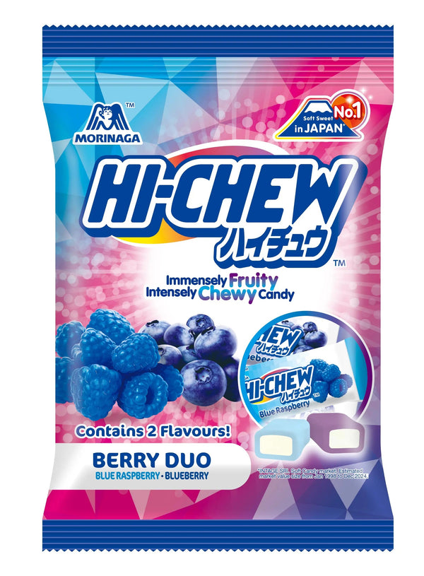 Hi-Chew Berry Duo 2.82oz/80g - Pack of 12 - Stateside Distribution