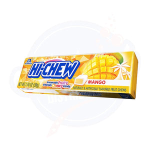 HI - chew Chewy Mango Candy 1.76oz/50g - pack of 15 - Stateside Distribution