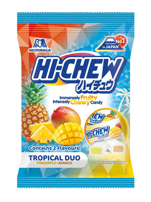 Hi-Chew Tropical Duo 2.82oz/80g - Pack of 12 - Stateside Distribution