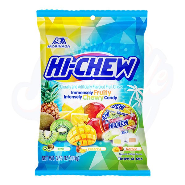 Hi - Chew Tropical Mix 3.53oz/100g - Pack of 6 - Stateside Distribution