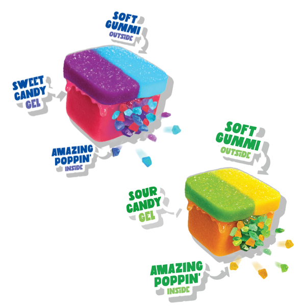 Gummi Popz Sweet/Sour Sidekick FSDU 26g - Pack of 100