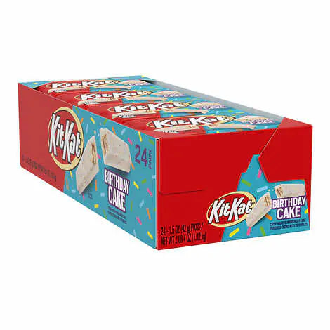 Kit Kat Birthday Cake 1.5oz/42g - Pack of 24