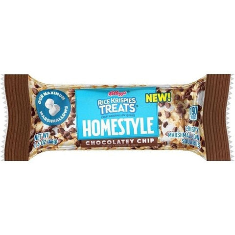 Kelloggs Rice Krispies Treats Homestyle Chocolatey Chip 1.6oz/46g - pack of 10