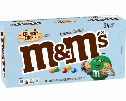 M&M's Crunchy Cookie 1.35oz/38.3g - Pack of 24
