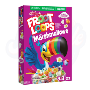 Kellogg's Froot Loops with Marshmallows 9.3oz/263g - Pack of 8 - Stateside Distribution