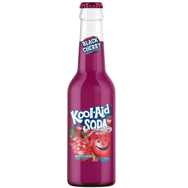 Kool Aid Black Cherry Soda 355ml - Pack of 12 - Stateside Distribution