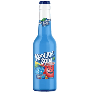 Kool Aid Blue Raspberry Lemonade Soda 355ml - Pack of 12 - Stateside Distribution
