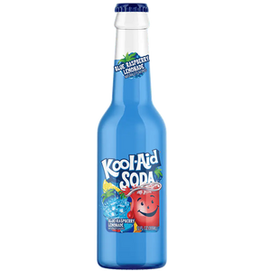Kool Aid Blue Raspberry Lemonade Soda 355ml - Pack of 12 - Stateside Distribution