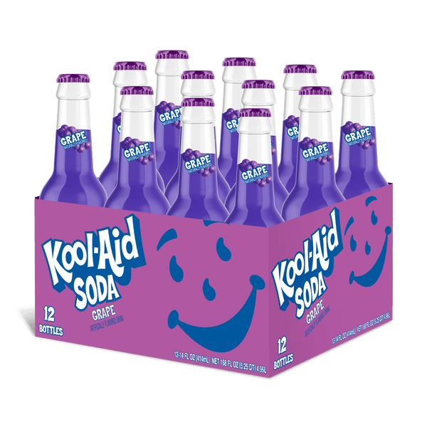 Kool Aid Grape Soda 355ml - Pack of 12 - Stateside Distribution