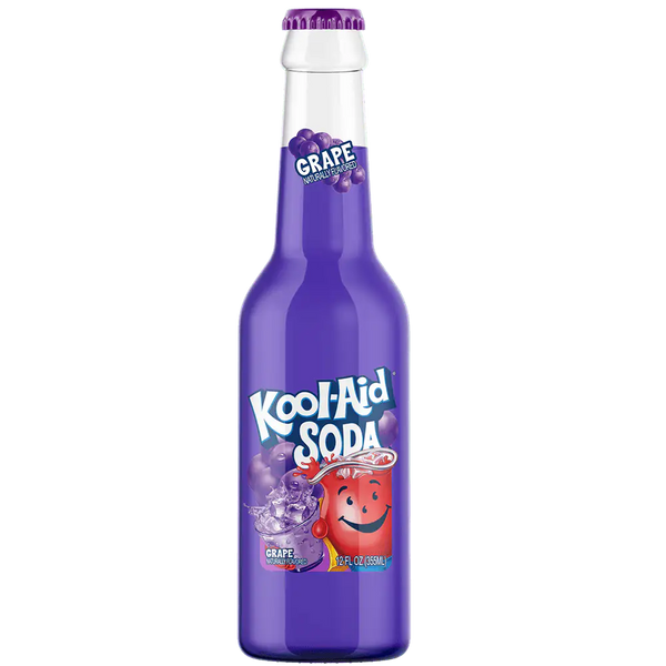Kool Aid Grape Soda 355ml - Pack of 12 - Stateside Distribution