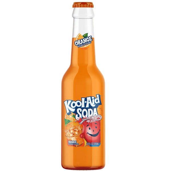 Kool Aid Orange Soda 355ml - Pack of 12 - Stateside Distribution