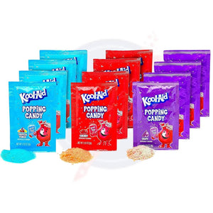 Kool Aid Popping Candy 0.74oz/21g - Pack of 12 - Stateside Distribution