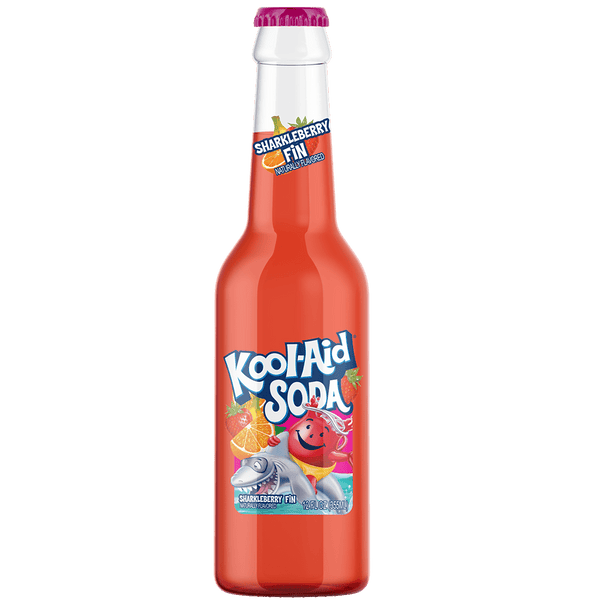 Kool Aid Sharkleberry Fin Soda 355ml - Pack of 12 - Stateside Distribution
