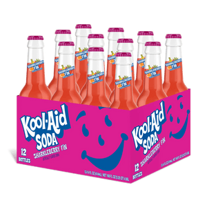 Kool Aid Sharkleberry Fin Soda 355ml - Pack of 12 - Stateside Distribution