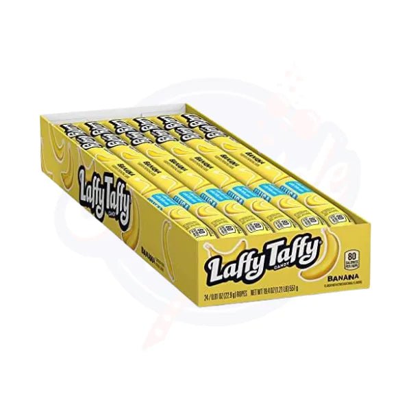 Laffy Taffy Banana Rope 0.81oz/22.9g - Pack of 24 - Stateside Distribution