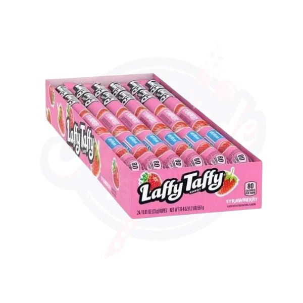 Laffy Taffy Strawberry Rope 0.81oz/22.9g - Pack of 24 - Stateside Distribution