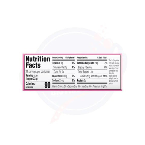 Laffy Taffy Strawberry Rope 0.81oz/22.9g - Pack of 24 - Stateside Distribution